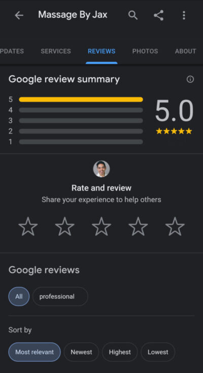 Massage by jax google reviews 01